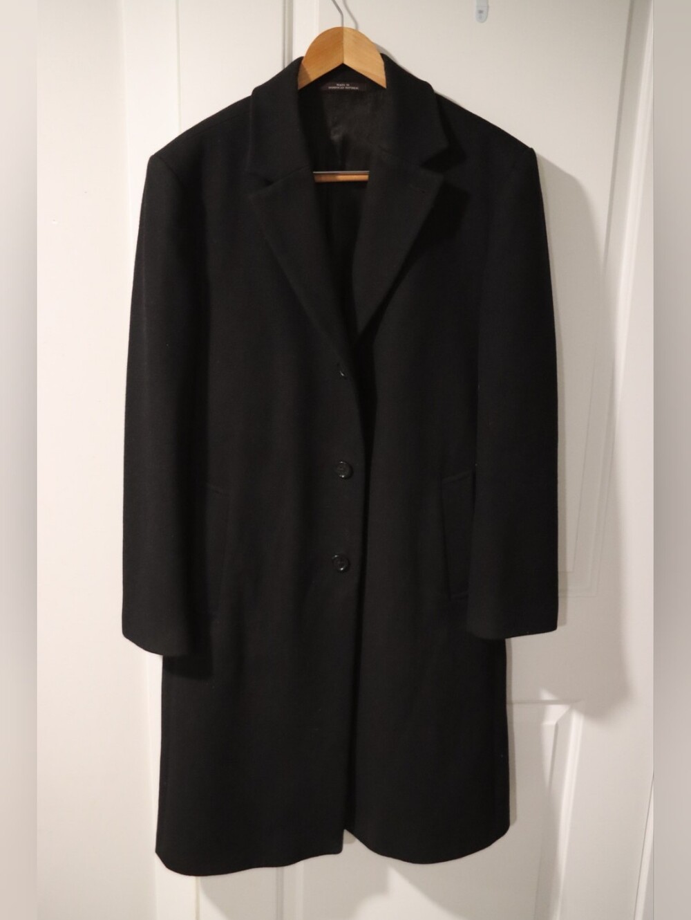 Micheal Kors Mens Wool Blend Overcoat 44R
